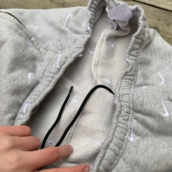 Nike Lab Swoosh Logo Sweat Pants XXL Gray - Picture 11 of 12